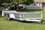 7' x 18' Enbeck Tandem Axle Aluminum Utility Trailer w/ Aluminum Rims & Bi-Fold Gate Speedway Trailers Guelph Cambridge Kitchener Ontario