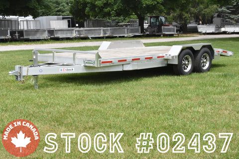 7' x 20' Enbeck Tandem Axle Aluminum 5 Ton Car Hauler Aluminum Rims Speedway Trailers Guelph Cambridge Kitchener Ontario Canada