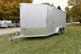 7.5' x 14' Alcom Express Tandem Axle Enclosed Snowmobile Trailer Speedway Trailers Guelph Cambridge Kitchener Ontario Canada