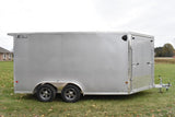 7.5' x 14' Alcom Express Tandem Axle Enclosed Snowmobile Trailer Speedway Trailers Guelph Cambridge Kitchener Ontario Canada