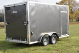 7.5' x 14' Alcom Express Tandem Axle Enclosed Snowmobile Trailer Speedway Trailers Guelph Cambridge Kitchener Ontario Canada