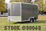 7.5' x 14' Alcom Express Tandem Axle Enclosed Snowmobile Trailer Speedway Trailers Guelph Cambridge Kitchener Ontario Canada