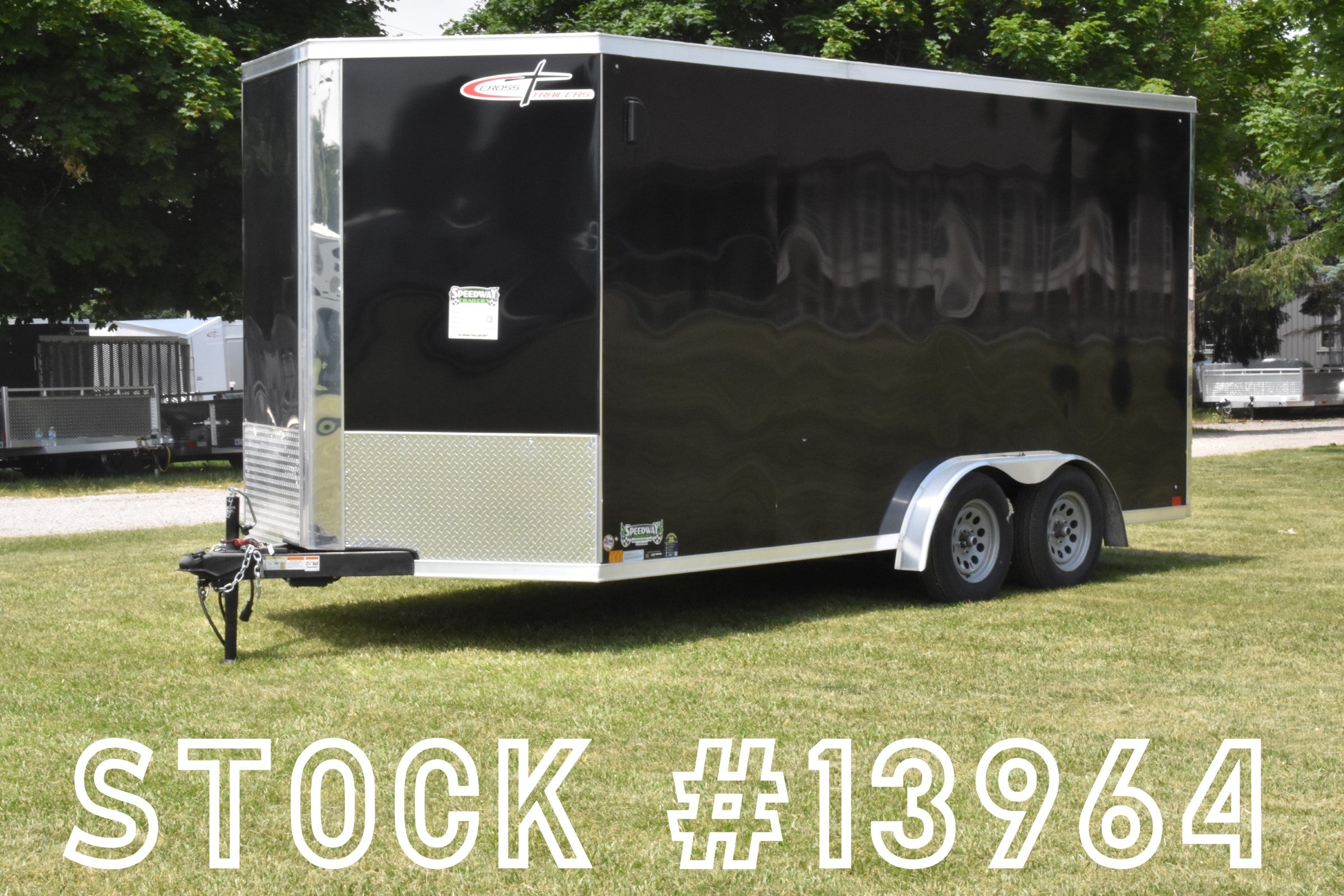 7.5' x 16' Cross Alpha Series Tandem Axle Steel Enclosed Cargo Trailer Speedway Trailers Guelph Cambridge Kitchener Ontario Canada