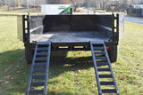 72" x 12' Ironbull Tandem Axle Hydraulic Dump Trailer w/ 5 Ton Capacity Black Speedway Trailers Guelph Cambridge Kitchener Ontario Canada