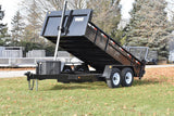 76" x 14' Competition Tandem Axle Hydraulic Dump Trailer w/ 7 Ton Capacity Black Speedway Trailers Guelph Cambridge Kitchener Ontario Canada