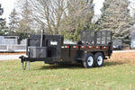 76" x 14' Competition Tandem Axle Hydraulic Dump Trailer w/ 7 Ton Capacity Black Speedway Trailers Guelph Cambridge Kitchener Ontario Canada