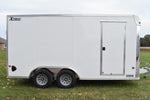 8.5'  x 16' Alcom Xpress Tandem Axle Enclosed Aluminum Cargo Trailer Speedway Trailers Guelph Cambridge Kitchener Ontario Canada
