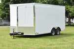 8.5' x 16' Cross Alpha Series Tandem Axle Enclosed Cargo Trailer with translucent Roof Speedway Trailers Guelph Cambridge Kitchener Ontario Canada