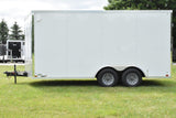8.5' x 16' Cross Alpha Series Tandem Axle Enclosed Cargo Trailer with translucent Roof Speedway Trailers Guelph Cambridge Kitchener Ontario Canada