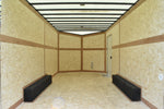 8.5' x 16' Cross Alpha Series Tandem Axle Enclosed Cargo Trailer with translucent Roof Speedway Trailers Guelph Cambridge Kitchener Ontario Canada