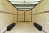 8.5' x 16' Cross Alpha Series Tandem Axle Enclosed Cargo Trailer with translucent Roof Speedway Trailers Guelph Cambridge Kitchener Ontario Canada