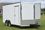 8.5' x 16' Cross Alpha Series Tandem Axle Enclosed Cargo Trailer with translucent Roof Speedway Trailers Guelph Cambridge Kitchener Ontario Canada