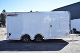 8.5' x 18' Nitro Tandem Axle Enclosed Aluminum Car Hauler Trailer Speedway Trailers Guelph Cambridge Kitchener Ontario Canada