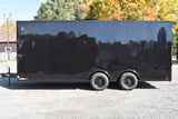 8.5' x 20' Cross Alpha Series Tandem Axle Enclosed Car Hauler Speedway Trailers Guelph Cambridge Kitchener Ontario Canada