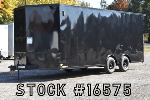 8.5' x 20' Cross Alpha Series Tandem Axle Enclosed Car Hauler Speedway Trailers Guelph Cambridge Kitchener Ontario Canada