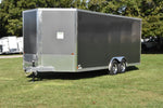 8.5' x 20' Enbeck Tandem Axle Enclosed Aluminum Car Hauler Speedway Trailers Guelph Cambridge Kitchener Ontario Canada