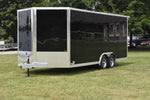8.5' x 20' Enbeck Tandem Axle Enclosed Aluminum Car Hauler Speedway Trailers Guelph Cambridge Kitchener Ontario Canada