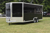 8.5' x 20' Enbeck Tandem Axle Enclosed Aluminum Car Hauler Speedway Trailers Guelph Cambridge Kitchener Ontario Canada