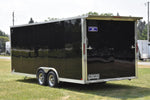 8.5' x 20' Enbeck Tandem Axle Enclosed Aluminum Car Hauler Speedway Trailers Guelph Cambridge Kitchener Ontario Canada