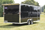 8.5' x 20' Enbeck Tandem Axle Enclosed Aluminum Car Hauler Speedway Trailers Guelph Cambridge Kitchener Ontario Canada