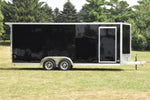 8.5' x 20' Enbeck Tandem Axle Enclosed Aluminum Car Hauler Speedway Trailers Guelph Cambridge Kitchener Ontario Canada
