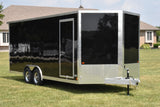 8.5' x 20' Enbeck Tandem Axle Enclosed Aluminum Car Hauler Speedway Trailers Guelph Cambridge Kitchener Ontario Canada