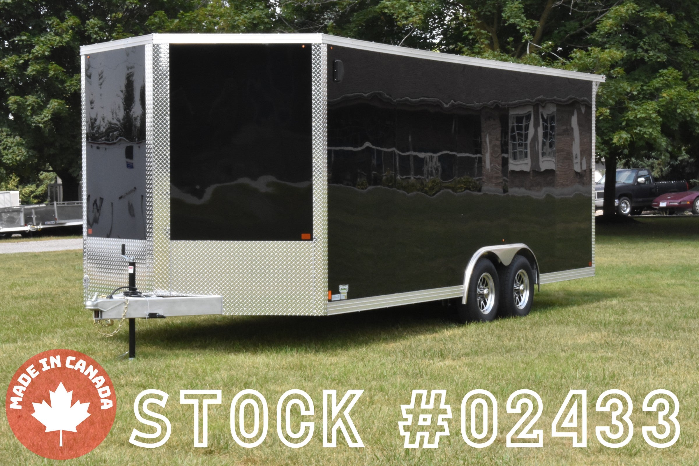 8.5' x 20' Enbeck Tandem Axle Enclosed Aluminum Car Hauler Speedway Trailers Guelph Cambridge Kitchener Ontario Canada