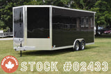 8.5' x 20' Enbeck Tandem Axle Enclosed Aluminum Car Hauler Speedway Trailers Guelph Cambridge Kitchener Ontario Canada