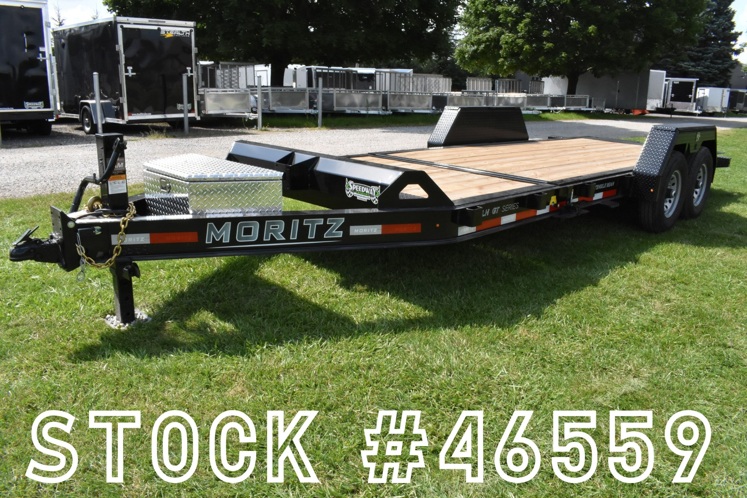 8.5' x 20' Moritz Steel Tandem Axle Gravity-Tilt 7 Ton Equipment Hauler Trailer Speedway Trailers Guelph Cambridge Kitchener Ontario Canada