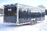 8.5' x 24' Alcom Mission Tandem Axle Enclosed Aluminum Car Hauler Trailer Speedway Trailers Guelph Cambridge Kitchener Ontario Canada