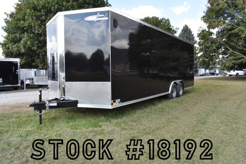 8.5' x 24' Cross Alpha Series Tandem Axle Enclosed Car Hauler (2025)