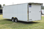 8.5' x 24' Enbeck Tandem Axle Enclosed Aluminum Car Hauler Speedway Trailers Guelph Cambridge Kitchener Ontario Canada