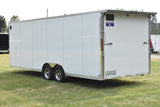 8.5' x 24' Enbeck Tandem Axle Enclosed Aluminum Car Hauler Speedway Trailers Guelph Cambridge Kitchener Ontario Canada