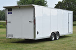 8.5' x 24' Enbeck Tandem Axle Enclosed Aluminum Car Hauler Speedway Trailers Guelph Cambridge Kitchener Ontario Canada
