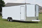 8.5' x 24' Enbeck Tandem Axle Enclosed Aluminum Car Hauler Speedway Trailers Guelph Cambridge Kitchener Ontario Canada