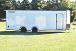 8.5' x 24' Nitro Tandem Axle BLACKOUT Enclosed Aluminum Car Hauler Trailer Speedway Trailers Guelph Cambridge Kitchener Ontario Canada