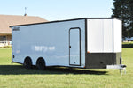 8.5' x 24' Nitro Tandem Axle BLACKOUT Enclosed Aluminum Car Hauler Trailer Speedway Trailers Guelph Cambridge Kitchener Ontario Canada
