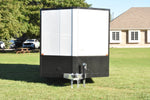 8.5' x 24' Nitro Tandem Axle BLACKOUT Enclosed Aluminum Car Hauler Trailer Speedway Trailers Guelph Cambridge Kitchener Ontario Canada