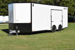 8.5' x 24' Nitro Tandem Axle BLACKOUT Enclosed Aluminum Car Hauler Trailer Speedway Trailers Guelph Cambridge Kitchener Ontario Canada
