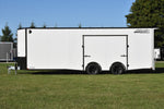 8.5' x 24' Nitro Tandem Axle BLACKOUT Enclosed Aluminum Car Hauler Trailer Speedway Trailers Guelph Cambridge Kitchener Ontario Canada