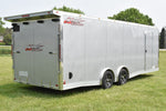 8.5' x 24' Nitro Tandem Axle Enclosed Aluminum Car Hauler Trailer Speedway Trailers Guelph Cambridge Kitchener Ontario Canada