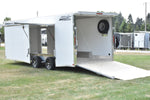 8.5' x 24' Nitro Tandem Axle Enclosed Aluminum Car Hauler Trailer Speedway Trailers Guelph Cambridge Kitchener Ontario Canada