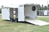 8.5' x 24' Nitro Tandem Axle Enclosed Aluminum Car Hauler Trailer Speedway Trailers Guelph Cambridge Kitchener Ontario Canada