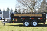 82" x 12' Tandem Axle Hydraulic Dump Trailer w/ 7 Ton Capacity Black Speedway Trailers Guelph Cambridge Kitchener Ontario Canada