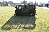 82" x 12' Tandem Axle Hydraulic Dump Trailer w/ 7 Ton Capacity Black Speedway Trailers Guelph Cambridge Kitchener Ontario Canada