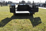 82" x 12' Tandem Axle Hydraulic Dump Trailer w/ 7 Ton Capacity Black Speedway Trailers Guelph Cambridge Kitchener Ontario Canada