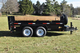 82" x 12' Tandem Axle Hydraulic Dump Trailer w/ 7 Ton Capacity Black Speedway Trailers Guelph Cambridge Kitchener Ontario Canada