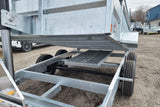 7' x 12' One-Sixteen Galvanized Telescopic Hydraulic Dump Trailer - 7 Ton