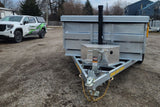 7' x 12' One-Sixteen Galvanized Telescopic Hydraulic Dump Trailer - 7 Ton