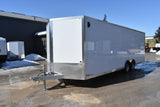 8.5' x 24' Enbeck Tandem Axle Aluminum Enclosed Car Hauler w/ 5200lb Axles & Beavertail (2026)